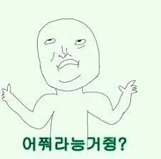 어쩌라능거쥥? ㅉ 어쩔 한심