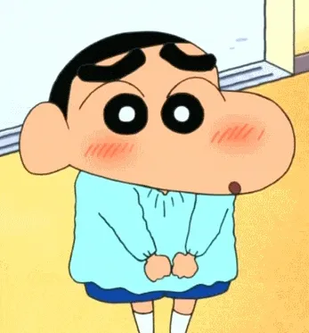 짱구 사과 죄송 꾸뻑 인사