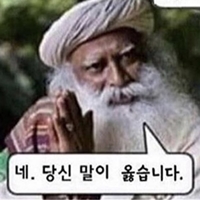 네. 당신 말이 옳습니다.