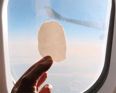 비행기 창문 메모 만능짤 생성기