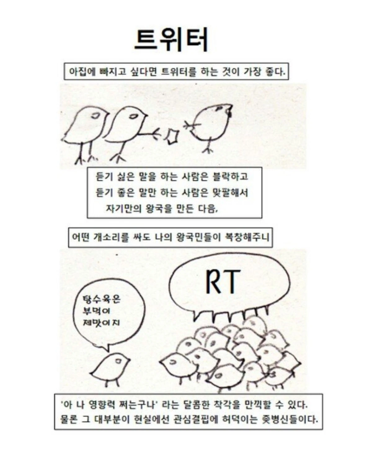 10년 전에 화제였다는 당시 인터넷 대형 커뮤들 모두까기 만화.jpg