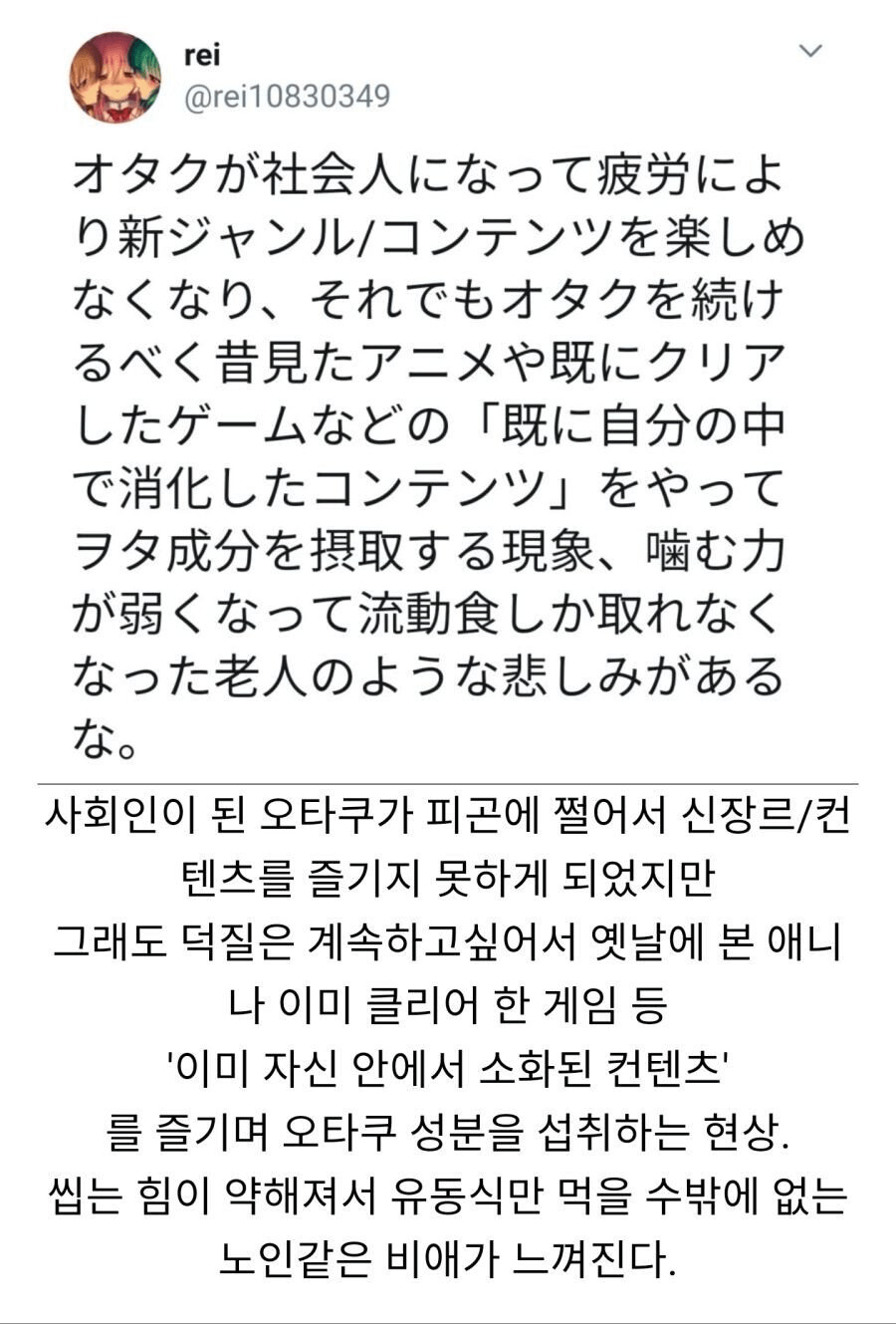 아저씨 오타쿠가 옛날 컨텐츠를 못 버리는 이유.jpg