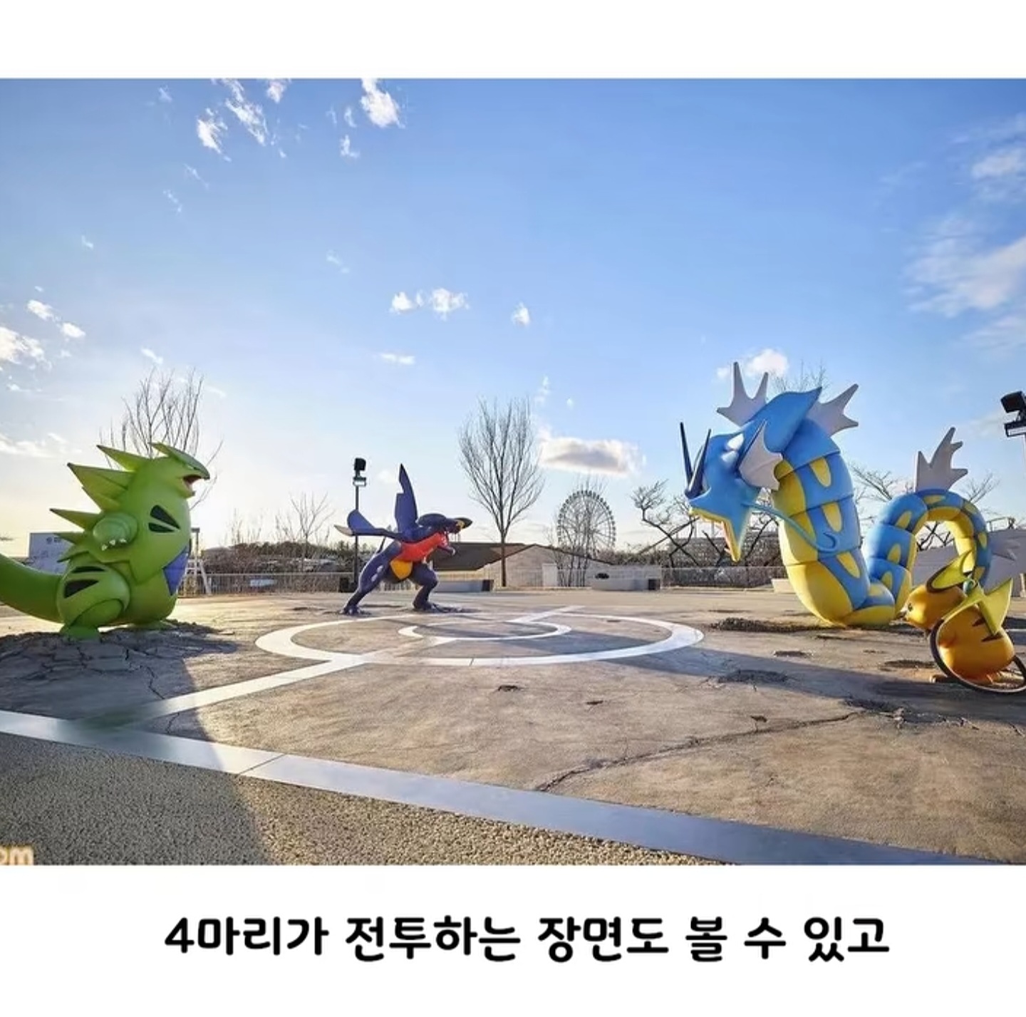 컨셉 확실한 일본 포켓몬 파크