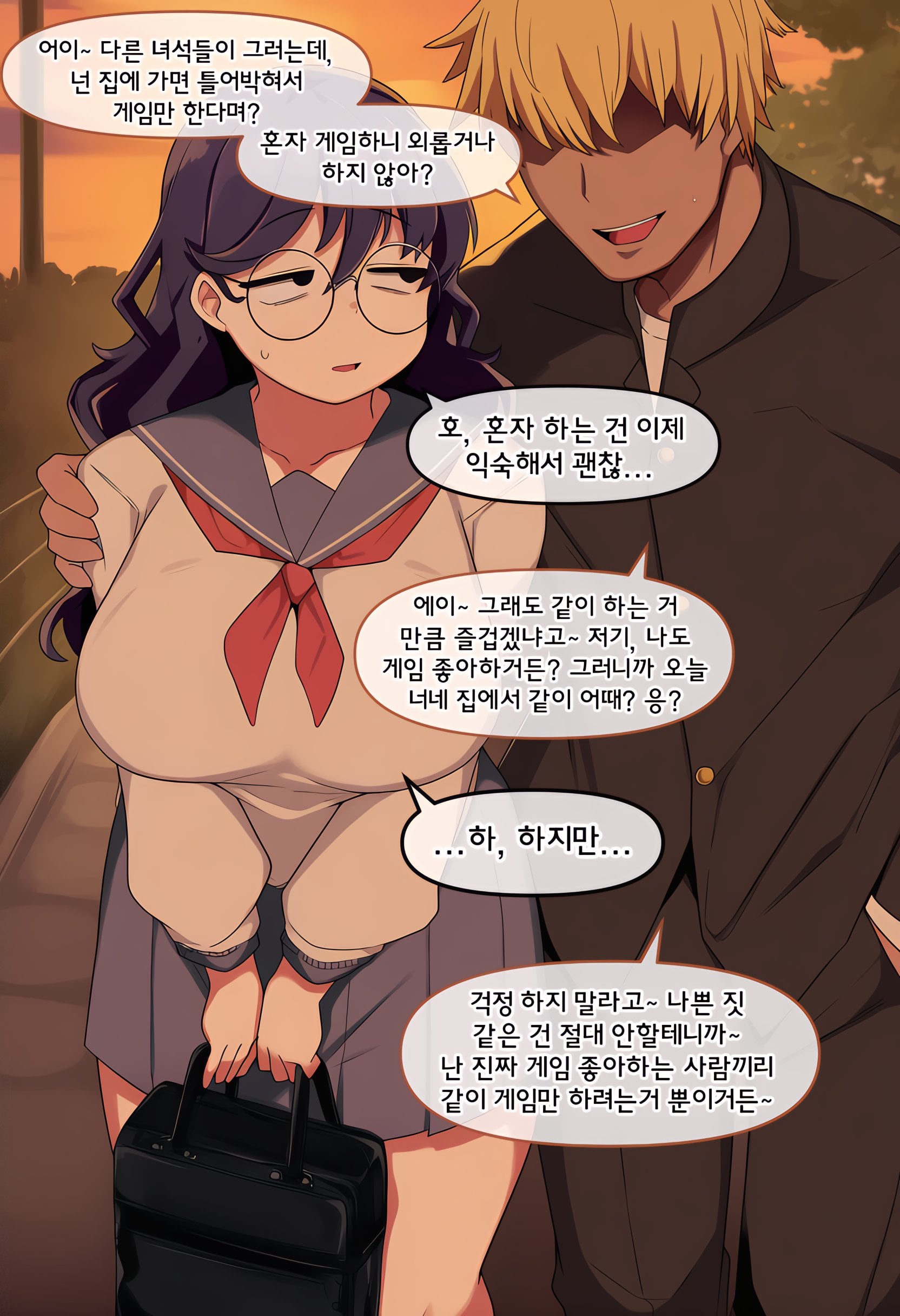 음침한 여자를 꼬시는 금태양 manhwa 만화