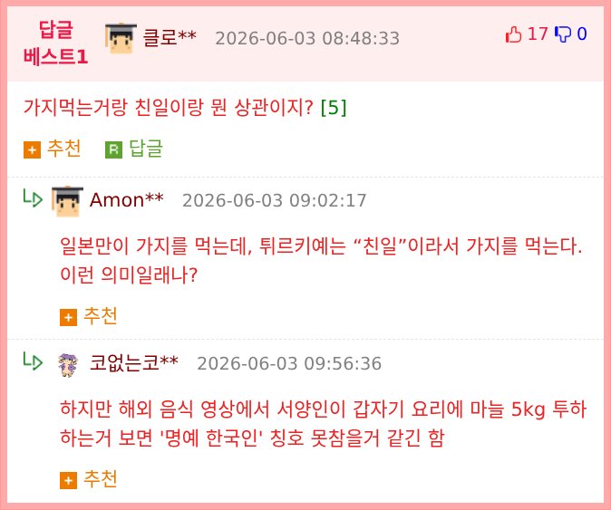 역시 친일국가(?) 튀르키예