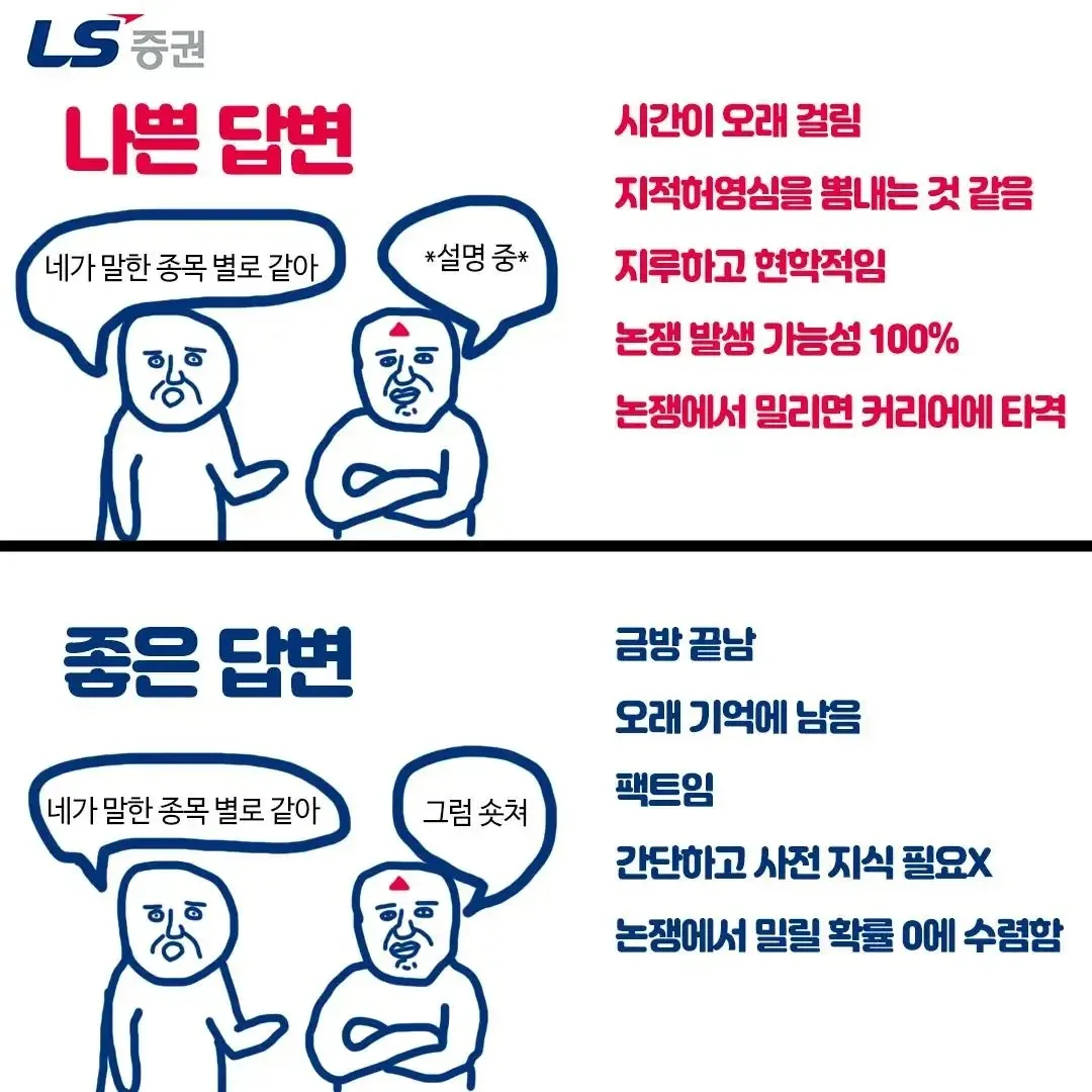 LS 증권 드립 짤 모음