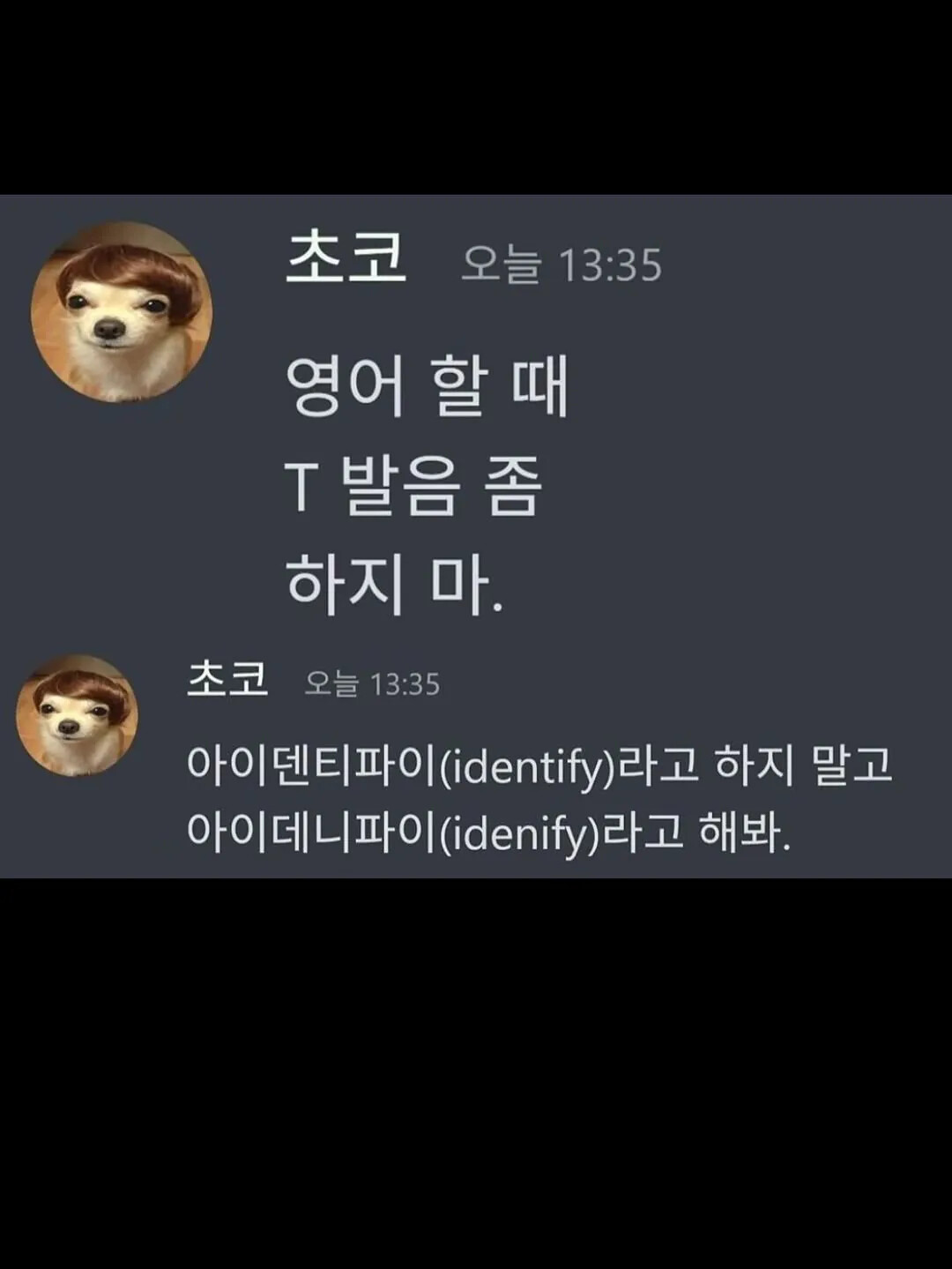 영어 발음할때 T 발음좀 내지 마